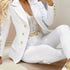 Damen Doppelreihiger Business-Anzug | Blazer & Hose im Set